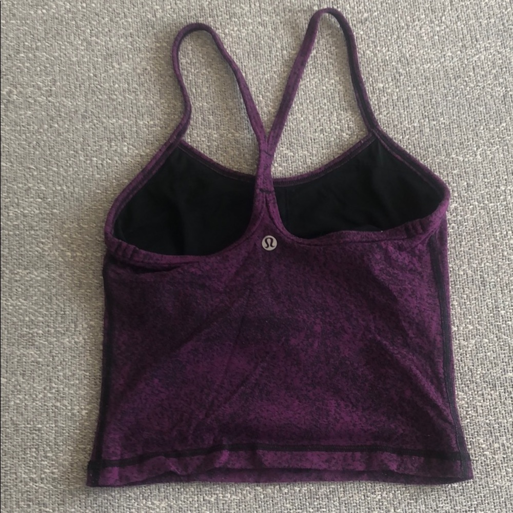 Lululemon cropped workout tank